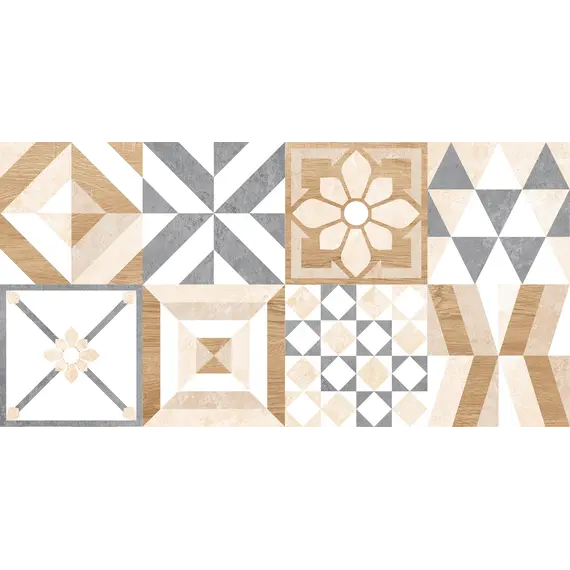  Настенная плитка Мармарис / Marmaris Бел. 25x50 пэчворк_ 1\74,25