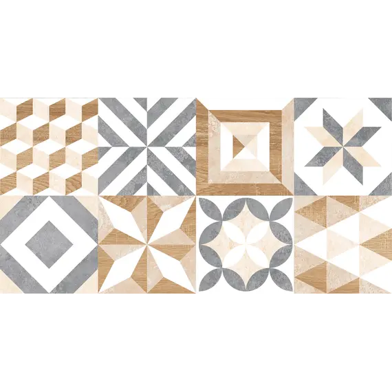  Настенная плитка Мармарис / Marmaris Бел. 25x50 пэчворк_ 1\74,25