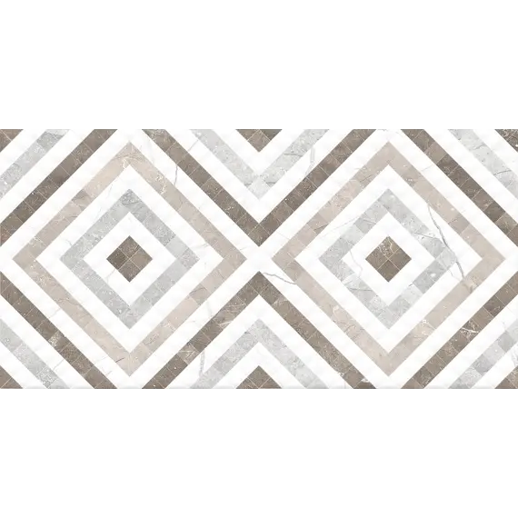  Настенная плитка Силуэт / Siluet Бел. 25x50 _орнамент 1\74,25