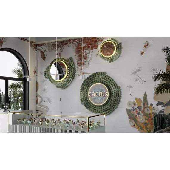 Панель гипсовая 3D ARTPOLE ONIKS / platinum / глянец/мат