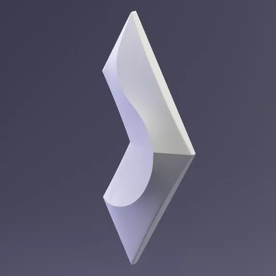 Панель гипсовая 3D ARTPOLE CORAL /platinum/ глянец/мат