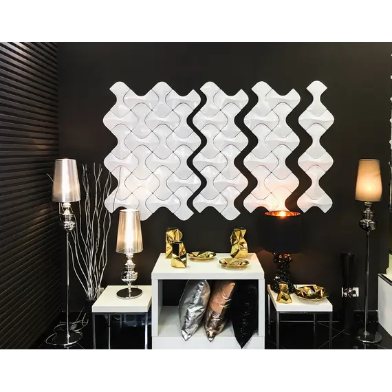 Панель гипсовая 3D ARTPOLE FLIP /platinum/глянец/мат