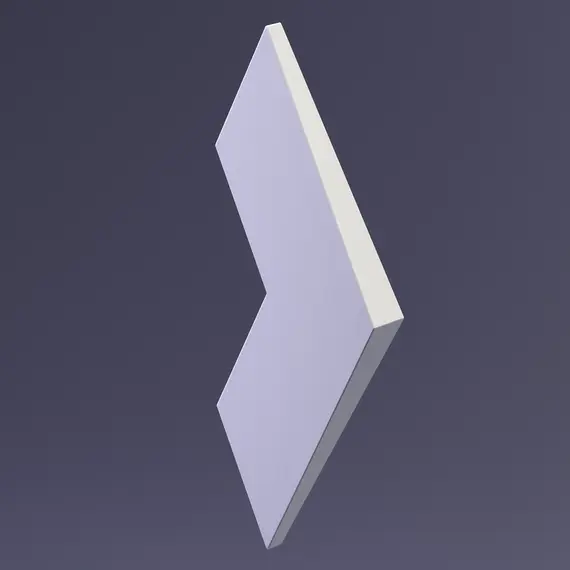 Панель гипсовая 3D ARTPOLE NORD/platinum  мат/глянец