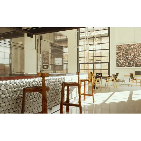 Панель гипсовая 3D ARTPOLE ONIKS / platinum / глянец/мат