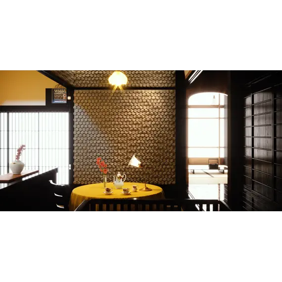 Панель гипсовая 3D ARTPOLE ONIKS / platinum / глянец/мат