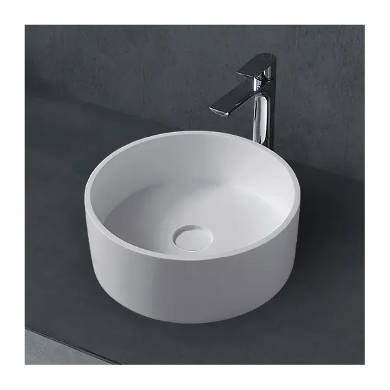 Раковина накладная ABBER Stein AS2612 белая матовая