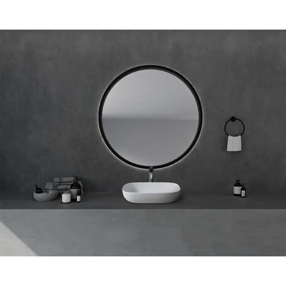 Раковина накладная ABBER Stein AS2620 белая матовая