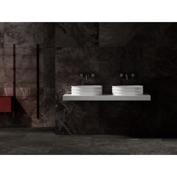 Раковина накладная ABBER Stein AS2650 белая матовая