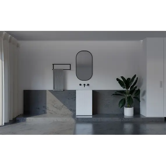 Раковина отдельностоящая ABBER Stein AS2503-H белая матовая