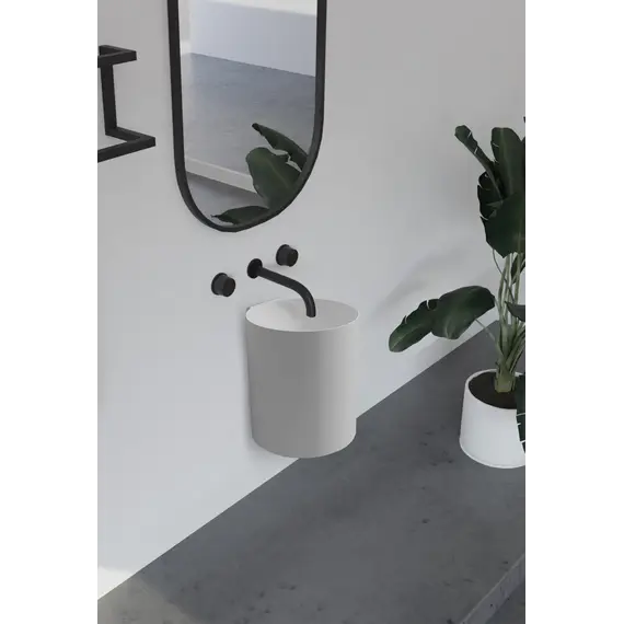 Раковина подвесная ABBER Stein AS2624 белая матовая