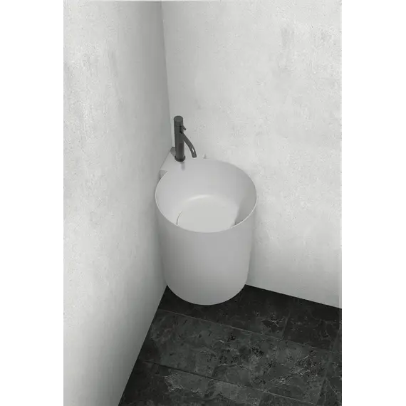 Раковина подвесная ABBER Stein AS2625 белая матовая