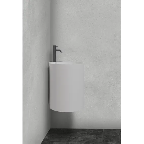 Раковина подвесная ABBER Stein AS2625 белая матовая