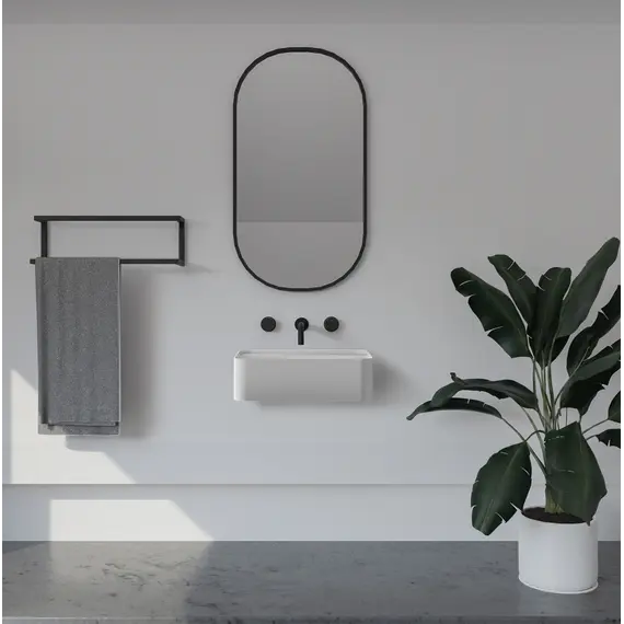 Раковина подвесная ABBER Stein AS2626 белая матовая