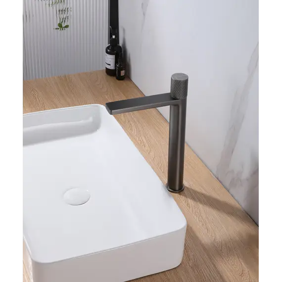 Смеситель ABBER Rund AF8711NG для накладной раковины, никель