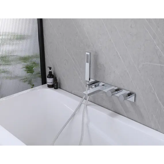 Смеситель ABBER Rund AF8730 для ванны скрытого монтажа, хром