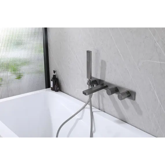 Смеситель ABBER Rund AF8730NG для ванны скрытого монтажа, никель