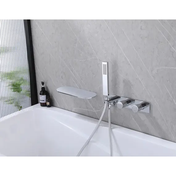 Смеситель ABBER Rund AF8731 для ванны скрытого монтажа, хром