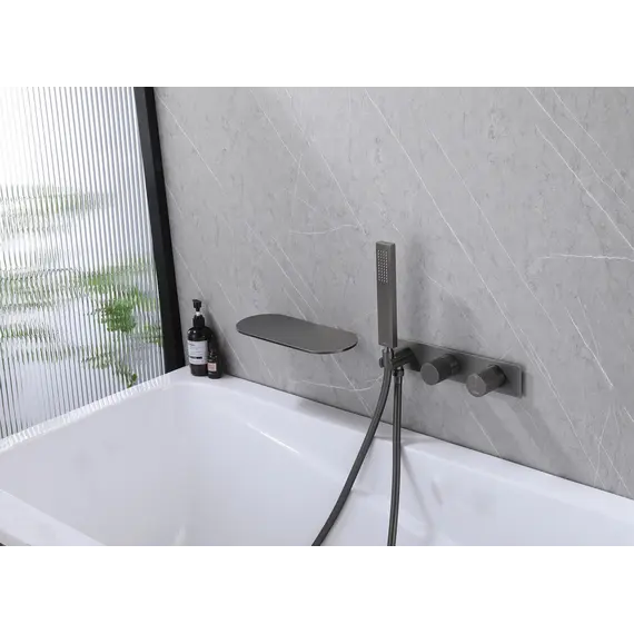 Смеситель ABBER Rund AF8731NG для ванны скрытого монтажа, никель