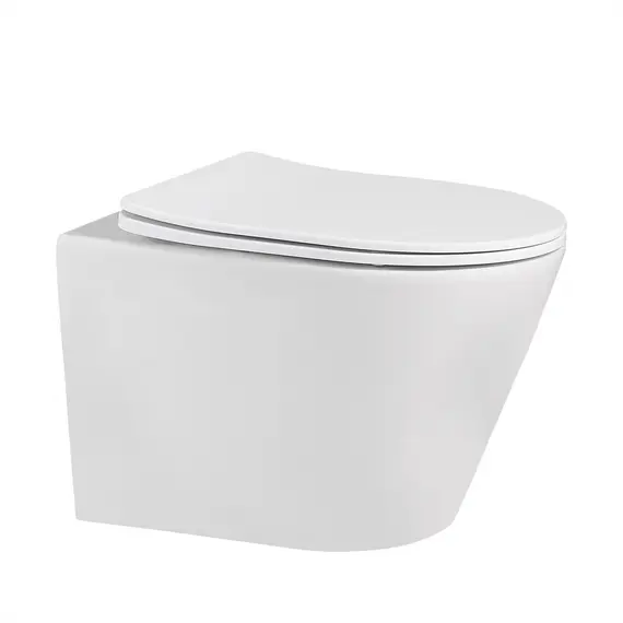 Унитаз ABBER Bequem AC1102MW подвесной белый матовый, безободковый