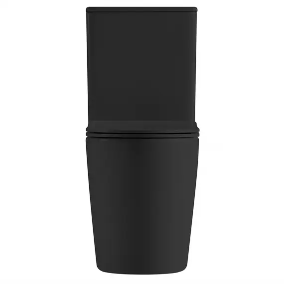 Унитаз ABBER Bequem AC1112TMB компакт черный матовый, безободковый