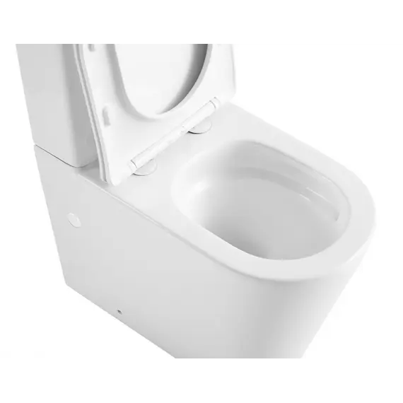 Унитаз ABBER Bequem AC1112TMW компакт белый матовый, безободковый