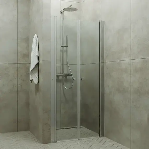 Душевая дверь в нишу Triton Дабл  стекло прозрачное, распашная