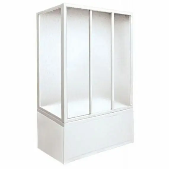 Боковая стенка  75*145 для шторки к  ванне BAS Бриз, стекло грейп