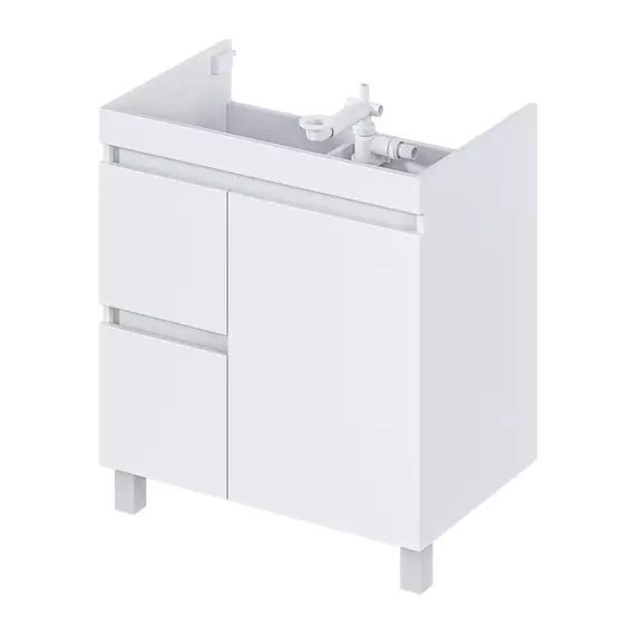 Тумба напольная без  раковины 1Marka Cube 75/100