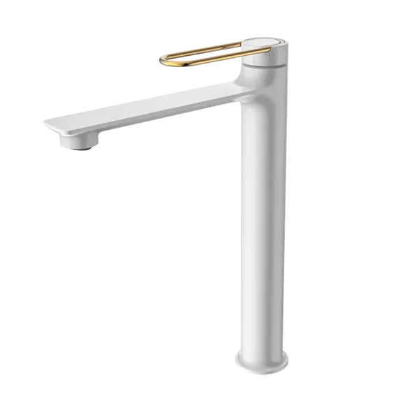 Смеситель для раковины ACWEN JL-11G111MW на столешницу белый