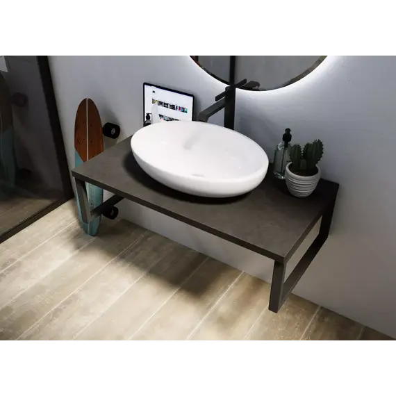 Столешница GRUNGE LOFT 60 Бетон темно-серый