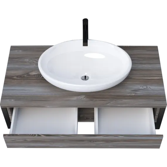 Тумба подвесная 1Marka GRUNGE LOFT дуб намибия