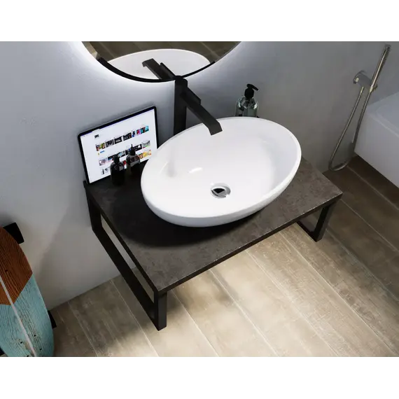 Столешница 1Marka GRUNGE LOFT  бетон темный