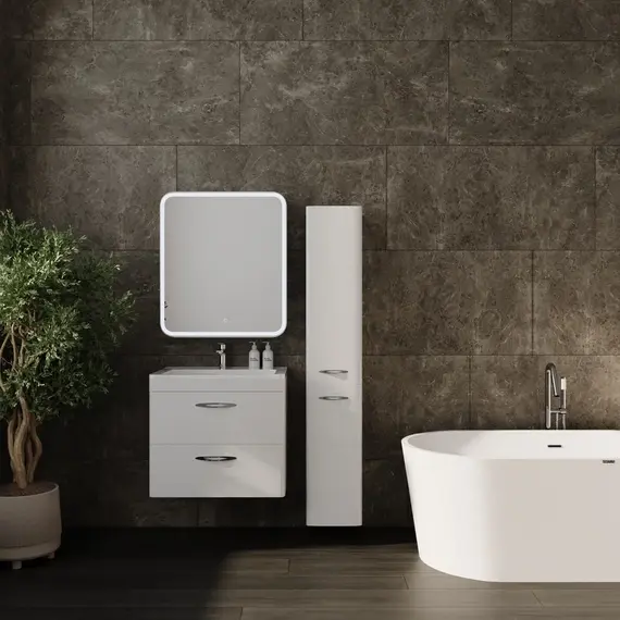 Тумба подвесная с раковиной Style Line Каре