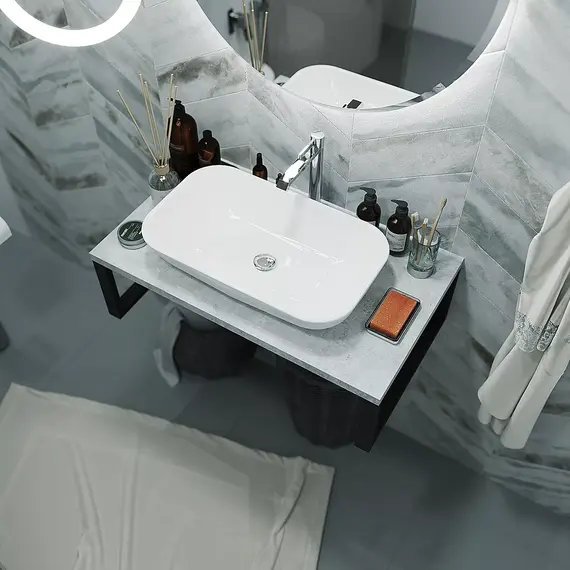 Столешница 1Marka GRUNGE LOFT  бетон светлый