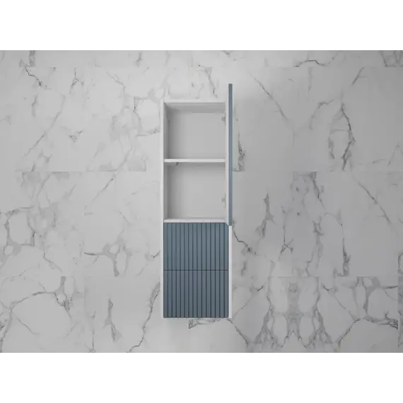 Пенал «Стокгольм» 360 см подвесной 2 ящика графит софт