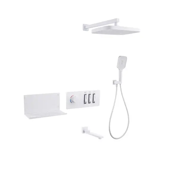 Душевая система ACWEN 1501F с термостатом, встраиваемая