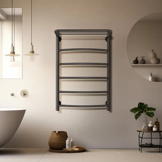 Полотенцесушитель Secado Милан 1 СП с полочкой , водяной, хром