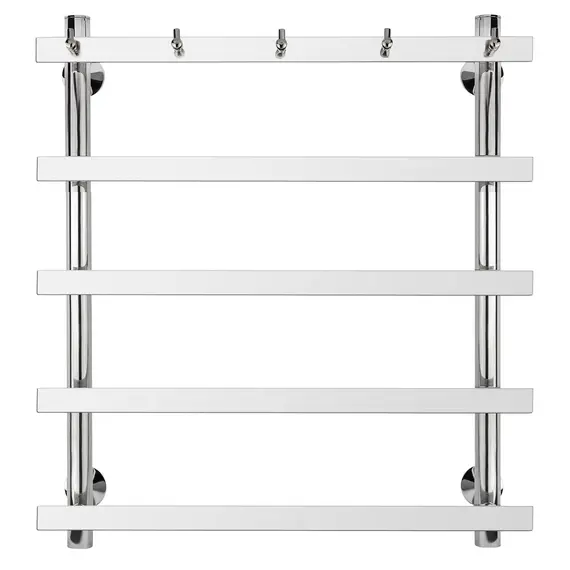 Полотенцесушитель Secado Понтида 1 К с крючками , водяной, хром