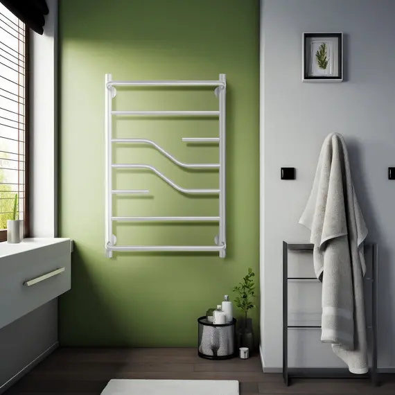 Полотенцесушитель Secado Риволи СП , с полочкой , водяной, хром