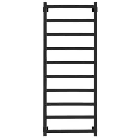 Полотенцесушитель Secado Корсико 1, водяной, ЧЕРНЫЙ МАТОВЫЙ