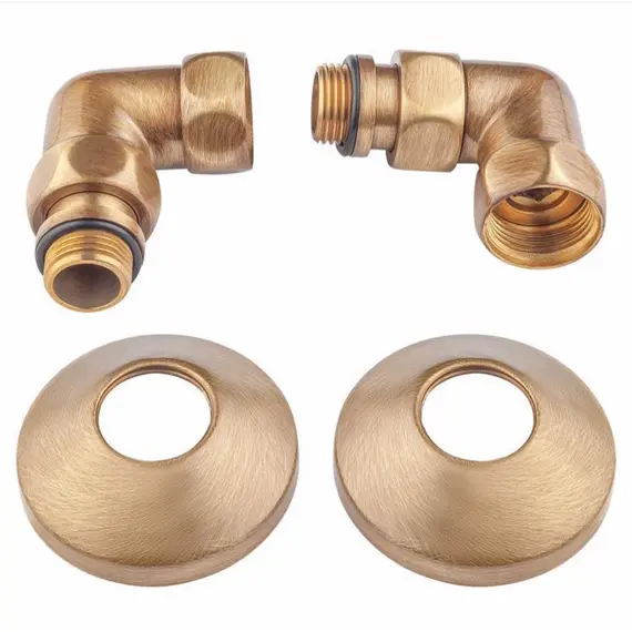 Полотенцесушитель латунный Secado Триада 1 плюс  водяной, бронза