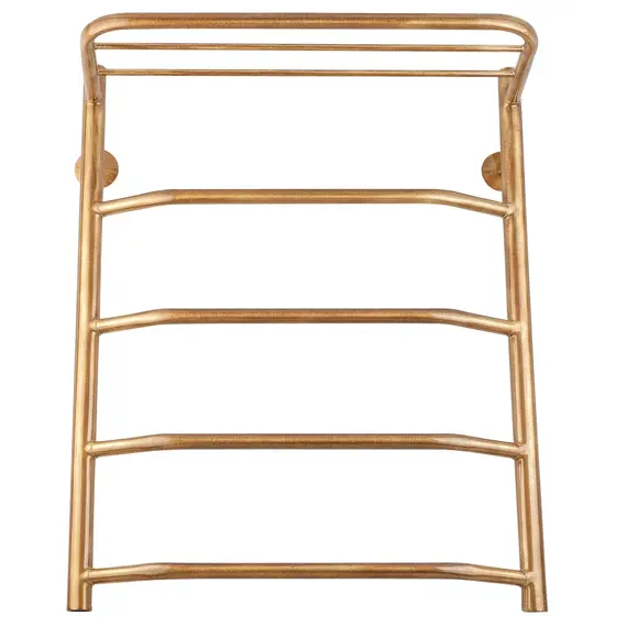 Полотенцесушитель латунный Secado Агата 3 , с полочкой, водяной, бронза