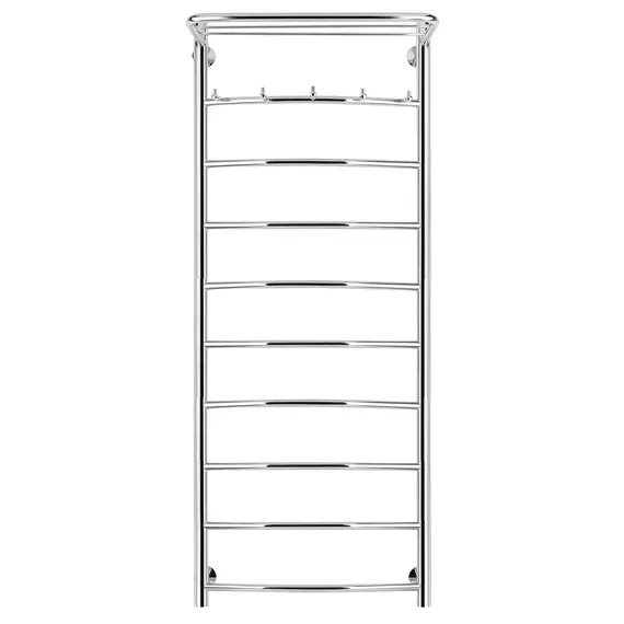 Полотенцесушитель Secado Милан 1 КСП , с крючками и полочкой,  электрический L/R хром