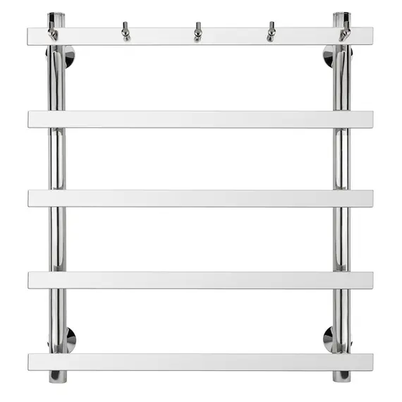 Полотенцесушитель Secado Понтида 1 К , с крючками, электрический L/R хром