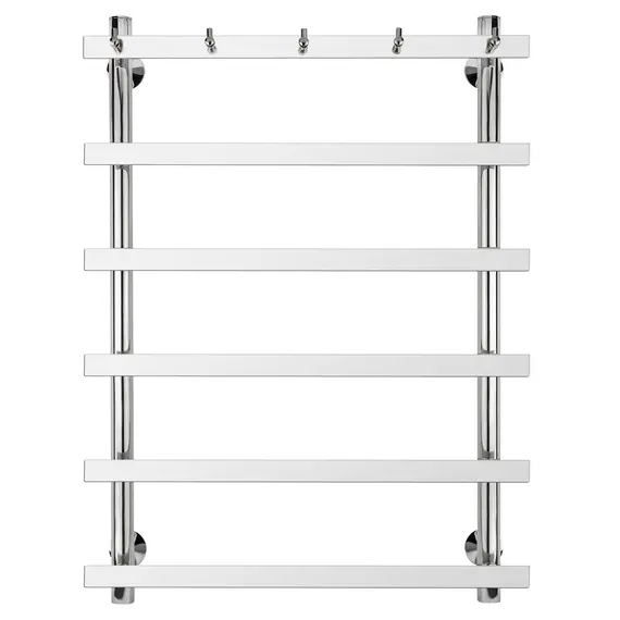 Полотенцесушитель Secado Понтида 1 К , с крючками, электрический L/R хром