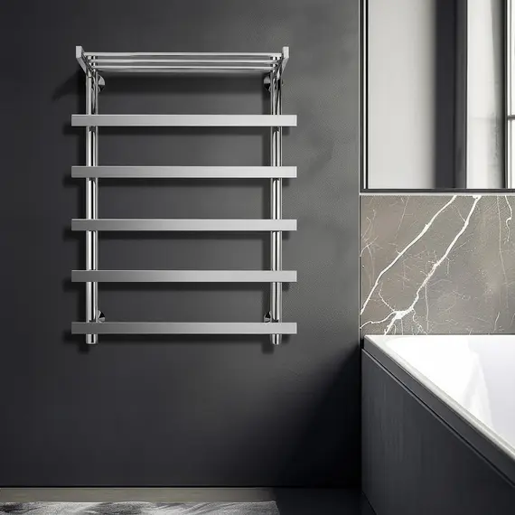 Полотенцесушитель Secado Понтида 1 СП с полочкой, электрический L/R  хром