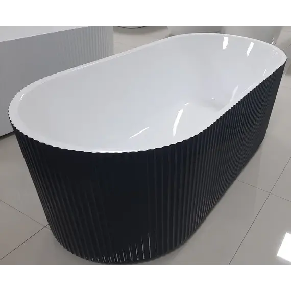 Ванна акриловая Frank F6103 White/Black  170х75