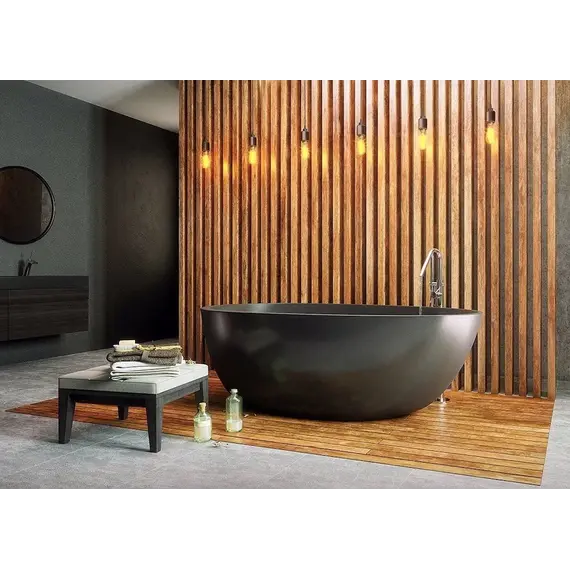 Ванна акриловая Frank F6123 Black/Black  170х81