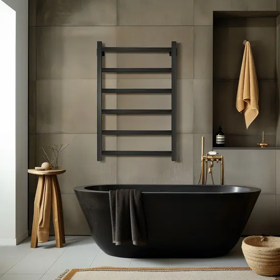 Полотенцесушитель Secado Корсико Grado электрический L/R черный матовый