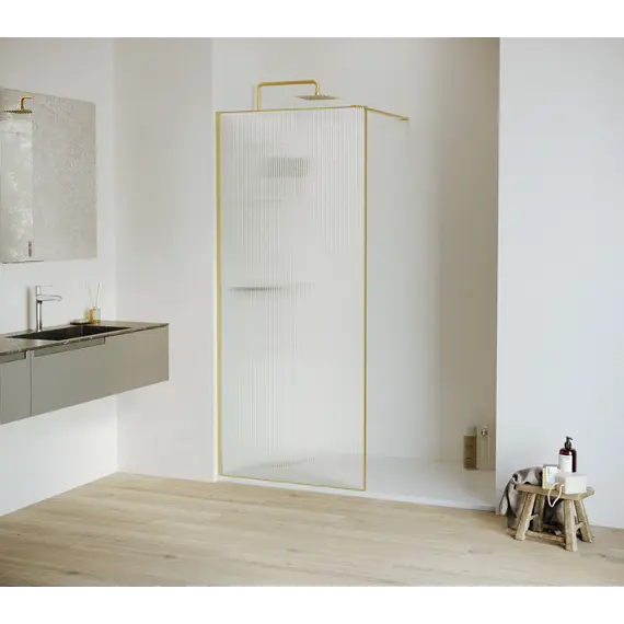 Душевая перегородка RGW WA-08GB  ребристое стекло